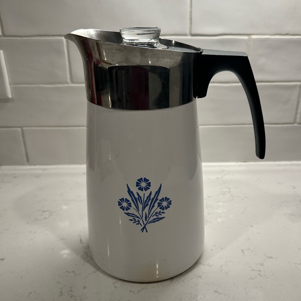 USED Corningware Percolator 9 Cup